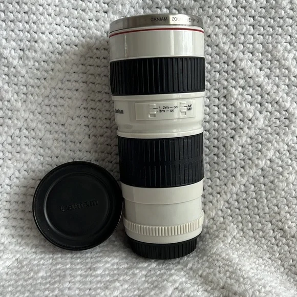 Camera Lens Commuter Mug - White - Picture 4 of 5